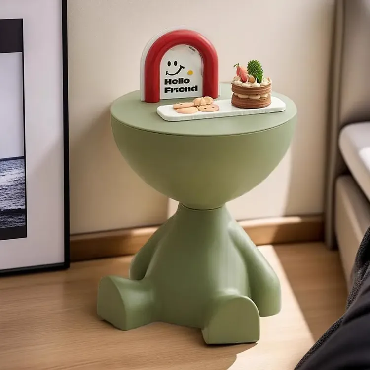 床边桌网红小圆桌子置物架茶几轻奢风沙发边几可移动ins风床头柜