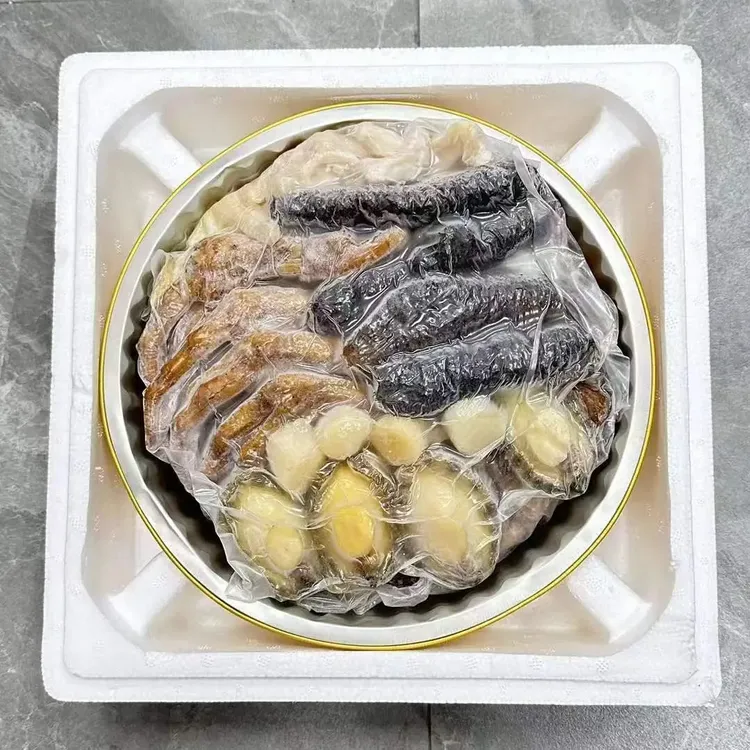 中秋送礼佳品精选参鲍佛跳墙大盆菜加热即食