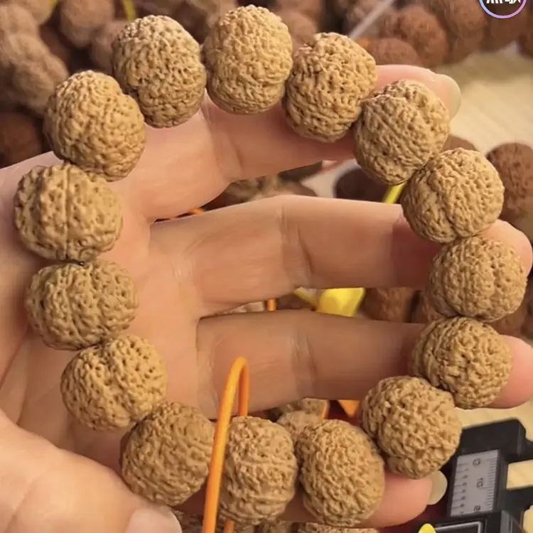 毕业级爆肉菠萝蜜大金刚菩提手串文玩盘玩佳品