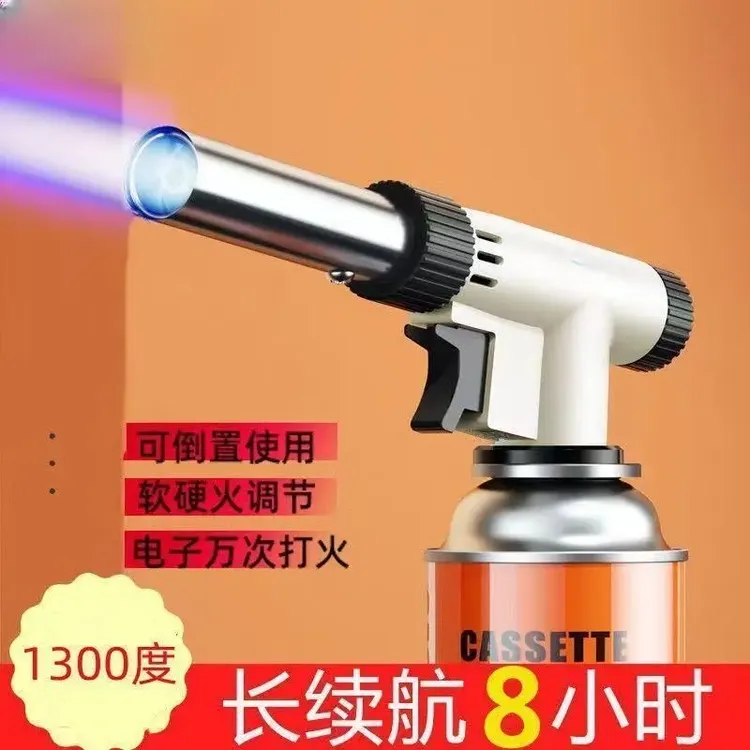 喷火枪便携式点火器手持烧猪毛点炭金属防风电子打火家用野外烧烤