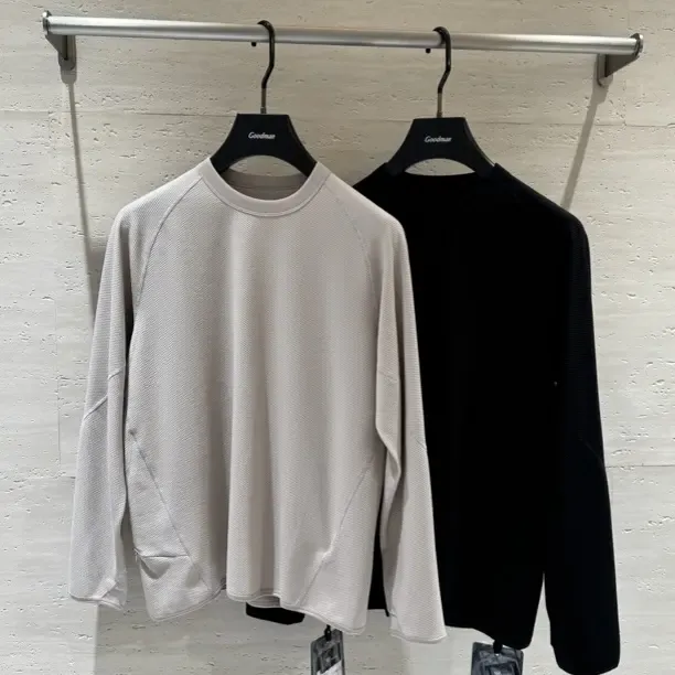 户外风格圆领长袖保暖舒适打底T恤