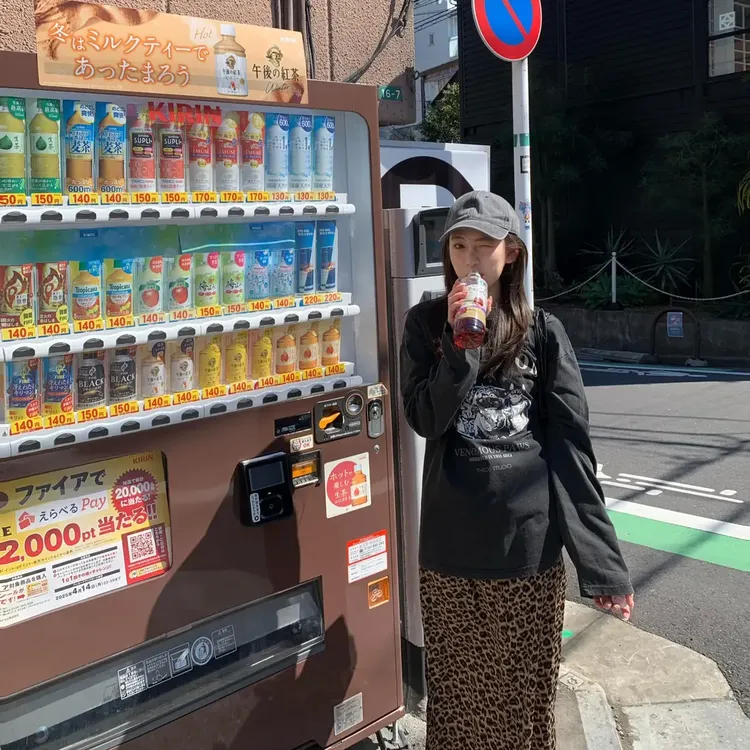 美式复古长袖印花T恤上衣女小众炸街高级感百搭豹纹半身裙套装