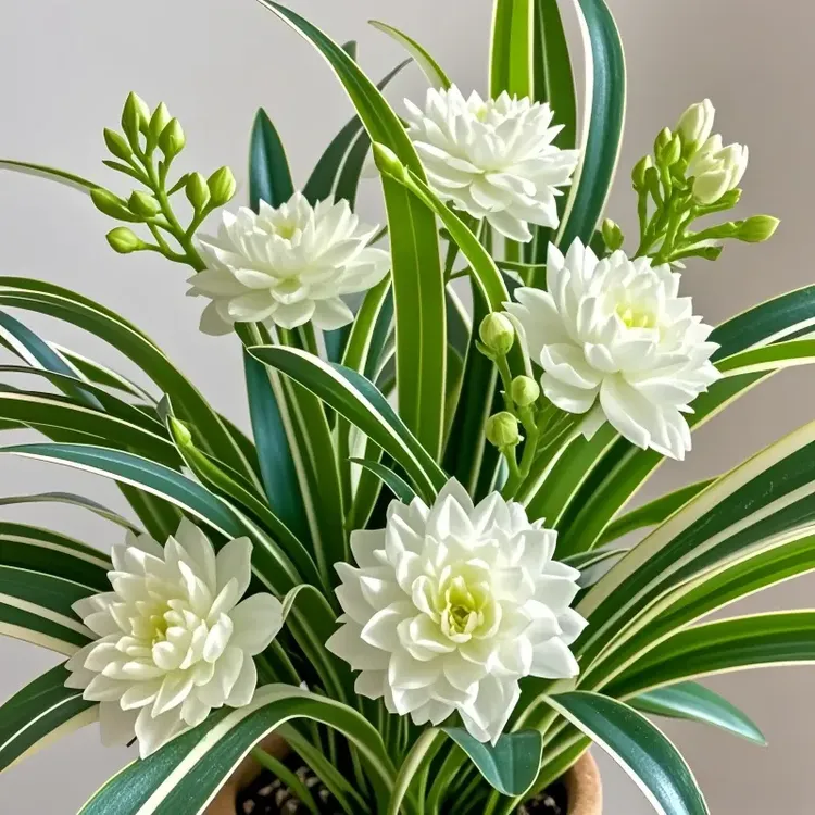 【新品种】金边吊兰大花重瓣浓香型盆栽室外耐寒热花卉绿植好养易活