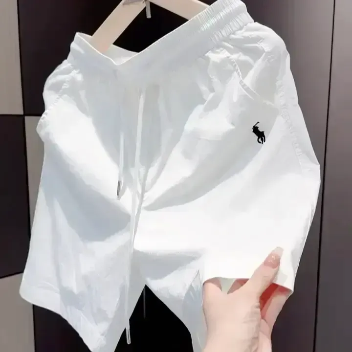 【设计感】男2025夏季爆款沙滩裤直筒五分裤子时尚百搭潮流美式中裤