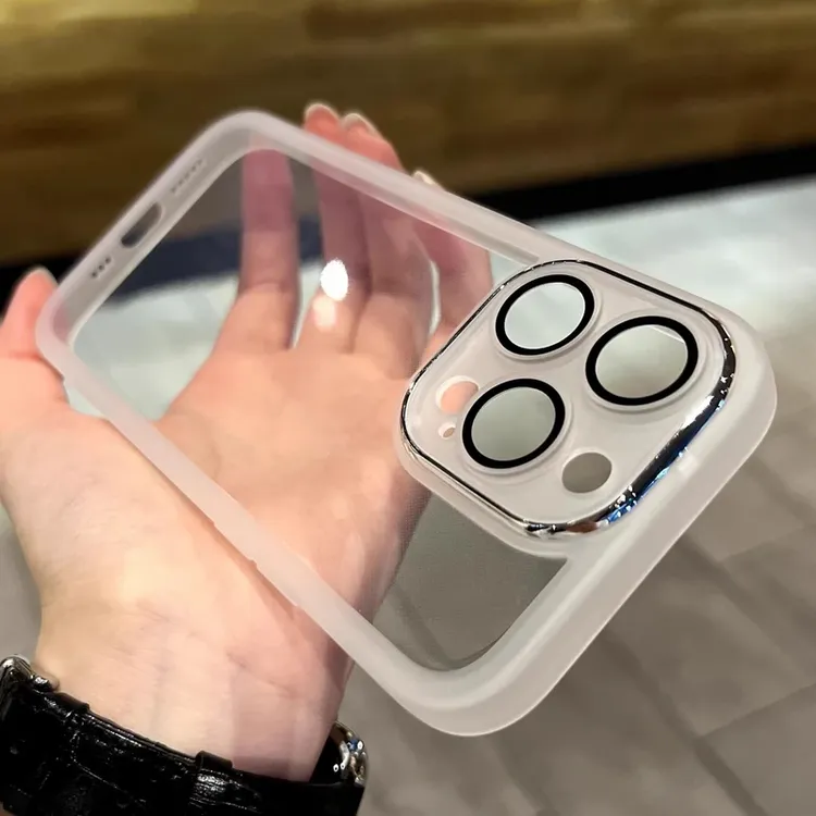 自带镜头膜适用苹果/华为/小米/oppo/vivo手机壳高级感极简保护套