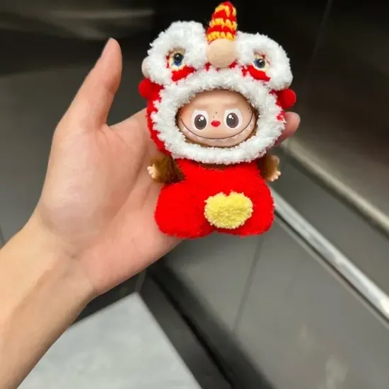 舞狮风格娃娃用可爱着替娃衣