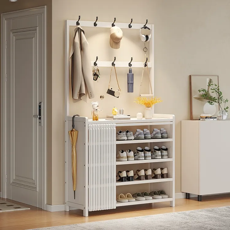 鞋架多层家用门口新款2024爆款简易防尘鞋柜出租房用经济型鞋帽架