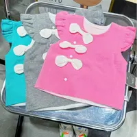蝴蝶结偏襟双层马甲