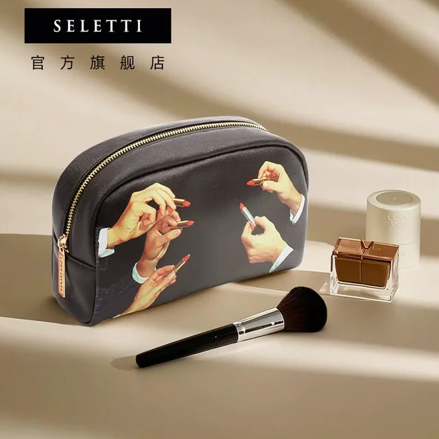 源头好货Seletti新款化妆品收纳包洗漱包大容量便携式化妆刷包情