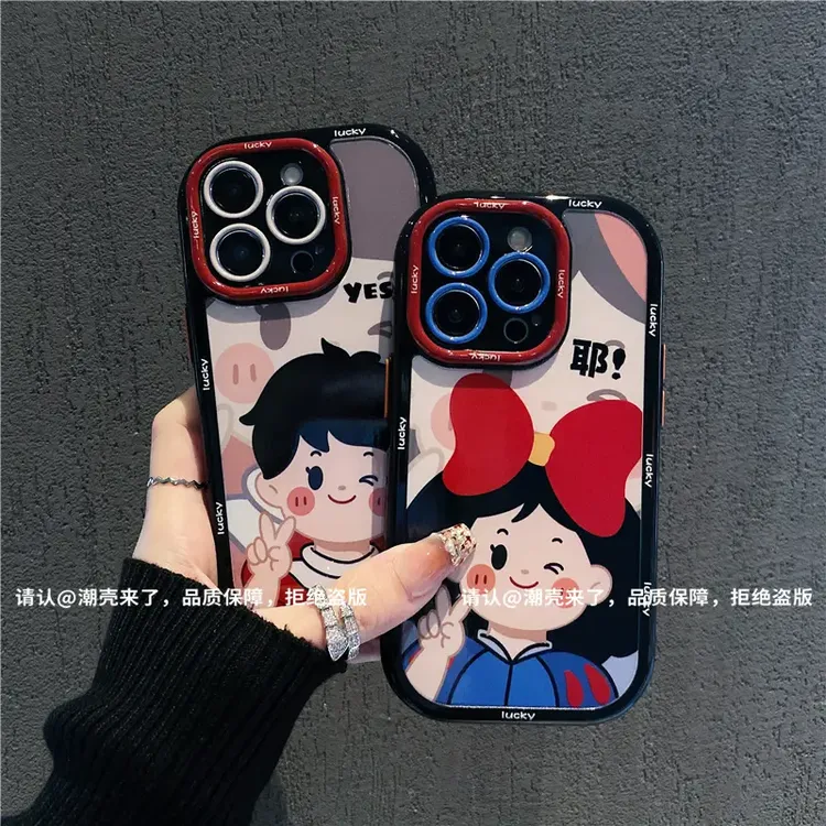 适用适用奶油壳苹果16/iPhone/华为荣耀/OPPO/VIVO/小米/手机壳爆