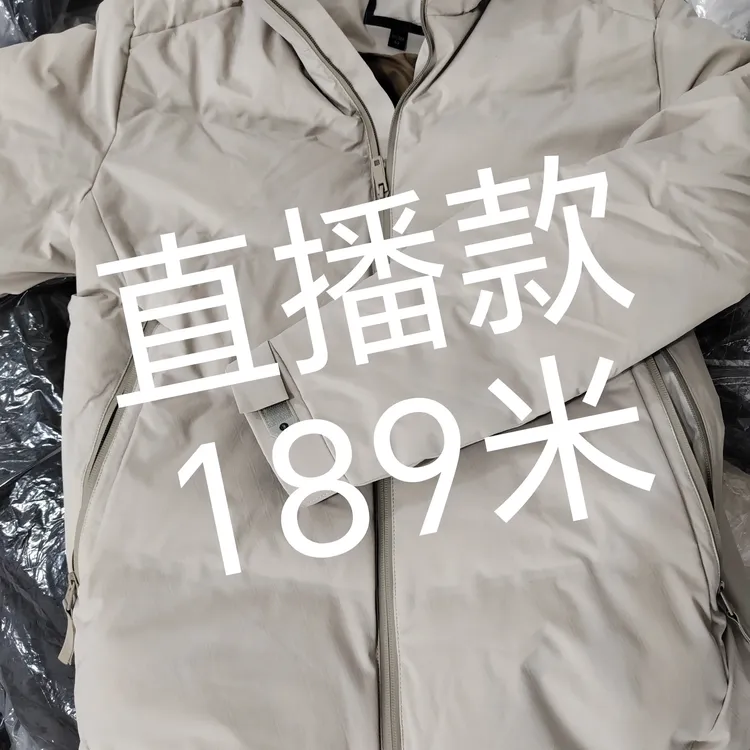 H家高蓬松白鸭绒锁绒工艺加厚保暖男士立领外套