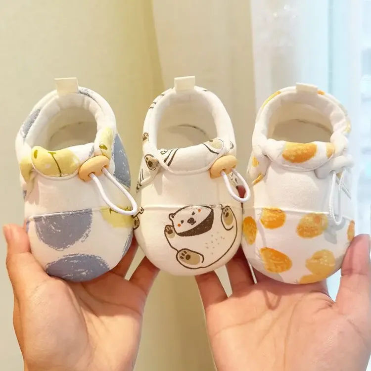 小羊咚咚新生婴儿布鞋软底6-12个月学步前鞋春秋季1岁宝宝鞋防掉