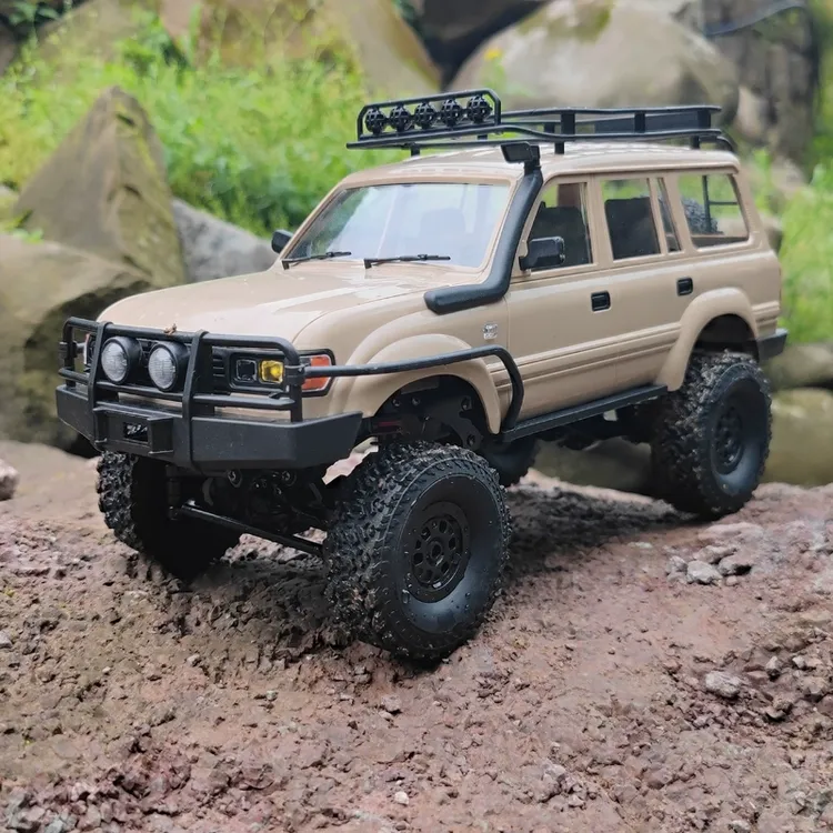 顽皮龙WPL遥控车C54-1专业RC 遥控越野车LC80 四驱攀爬车儿童玩具