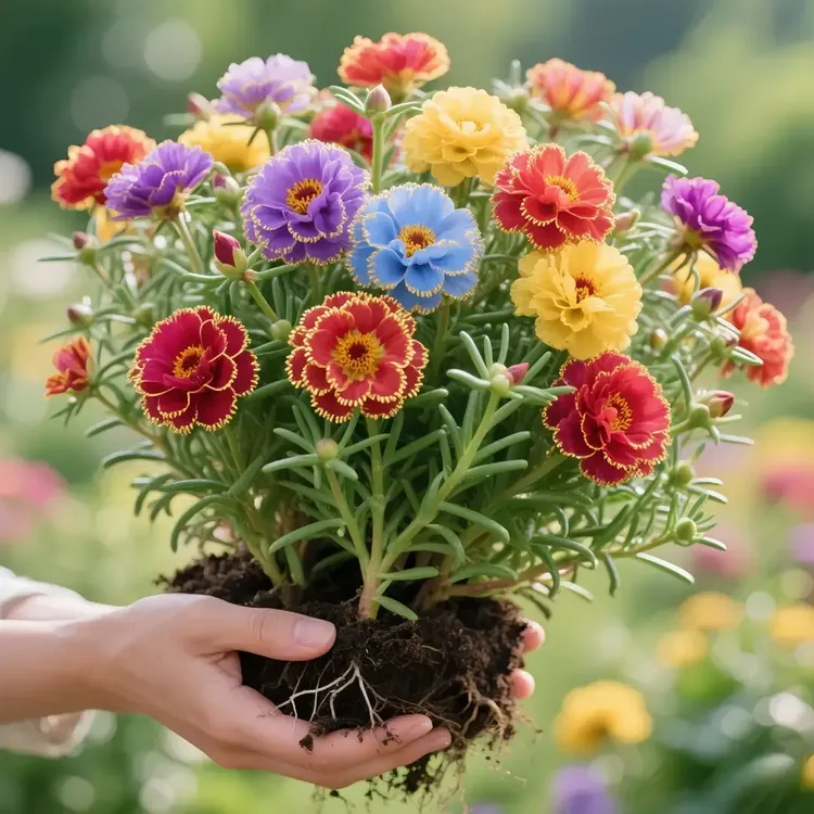 重瓣太阳花苗混色四季开花植物耐寒热阳台外院太阳花重瓣绿植