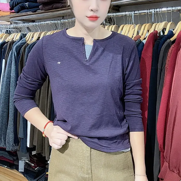 艳艳家的T恤圆领显瘦百搭