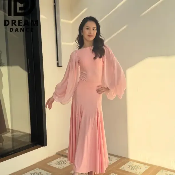 DM DANCEWEAR 高级定制 ｜欧若风复古基础重工半裙摩登舞半裙