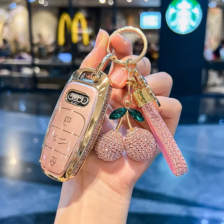 适用奥迪a6l钥匙套2025款a4l车q5lq3q2壳a3a5a8包q7q4etron扣tt女