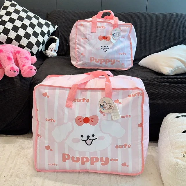 可爱被子收纳袋加厚牛津布衣服整理袋幼儿园学生行李搬家打包袋子