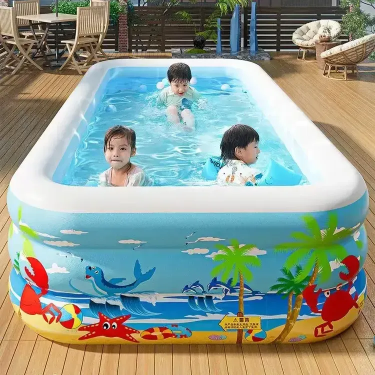 儿童充气游泳池家用宝宝洗澡池小孩戏水池成人超大游泳池多用