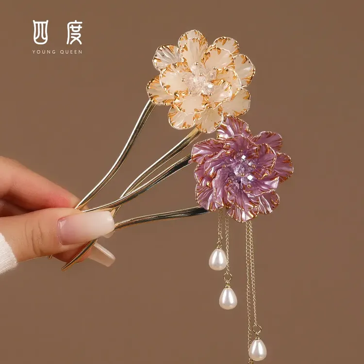 复古国风头饰夏日饰品中国风新中式古风高级感气质发饰发钗簪子