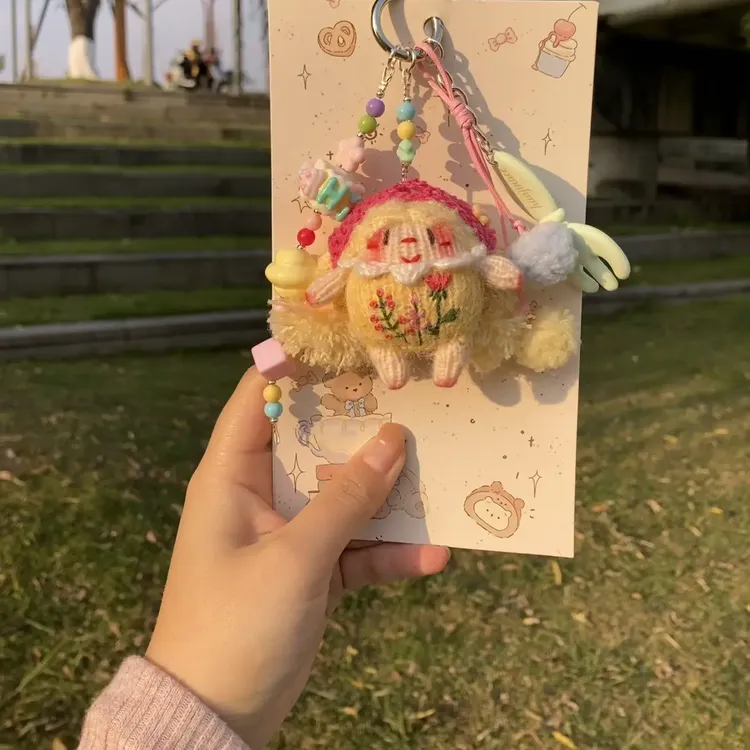 原创手作娃娃手机链/钥匙扣，手工制品默认no退no换