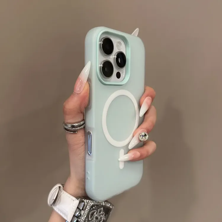 新款磁吸二合一适用苹果17promax手机壳16pro网红创意防摔保护套