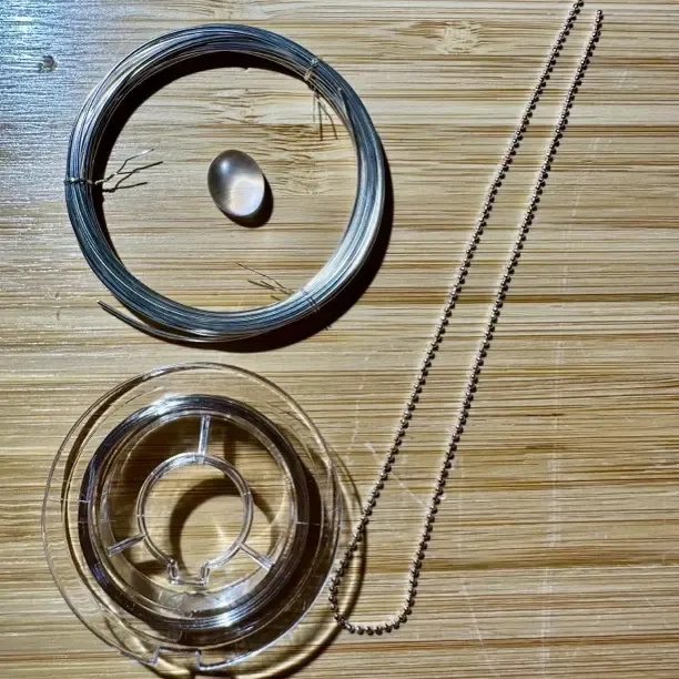 绕线材料包。  银色的