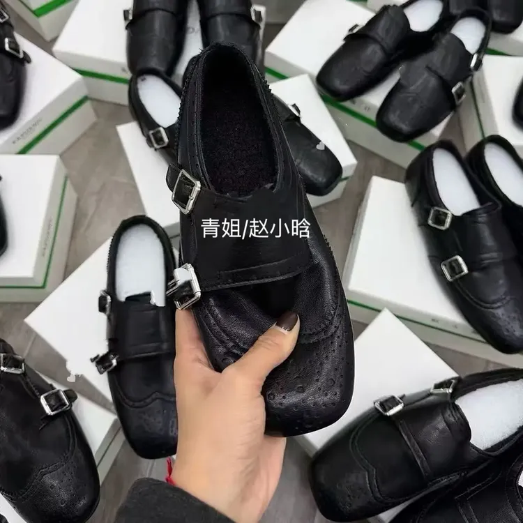 超软复古加绒小皮鞋