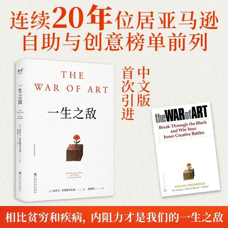 一生之敌 相比贫穷和疾病内阻力才是你的一生之敌中文版励志书籍