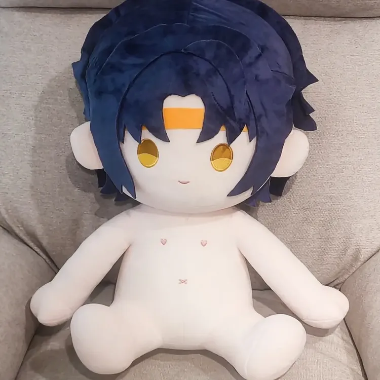 绝区零二次元周边同人浅羽悠真棉花娃娃毛绒公仔礼物玩偶