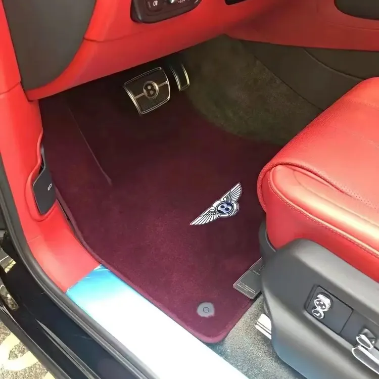 专车定制澳洲高档平铺式汽车脚垫