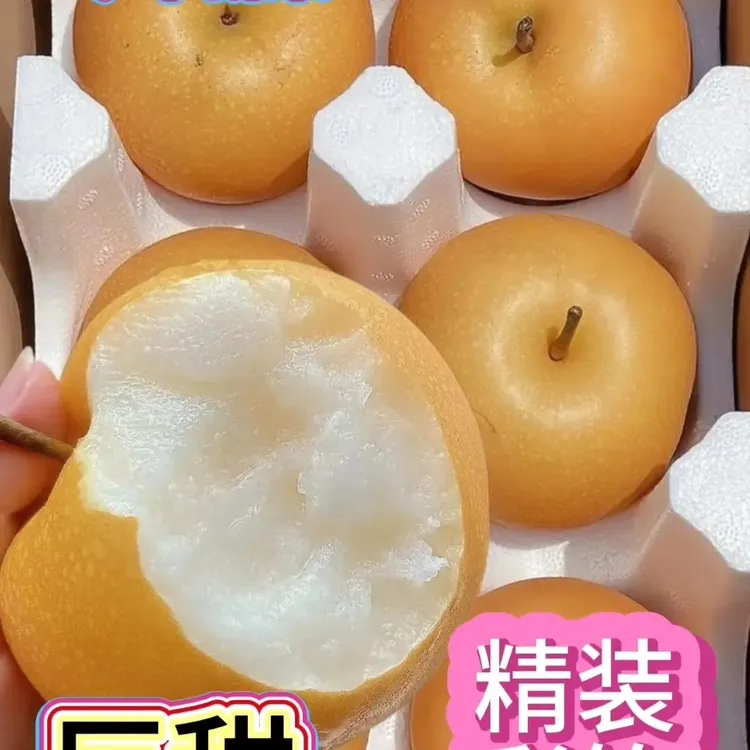 【农家姑娘】正宗秋月梨新鲜水果脆甜多汁应季梨子礼盒