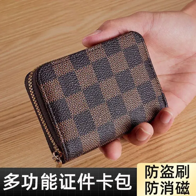 复古风琴卡包多卡位卡驾照小巧卡套零钱包卡包证件包抖音月付钱包