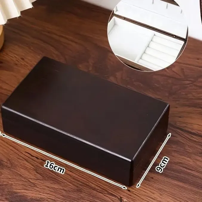 竹木熏黑唢呐哨片盒