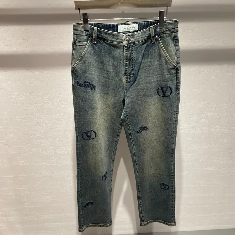 PRLUO VALENTIN 浩瀚男装 秋冬新款男士水洗时尚直筒宽松牛仔裤