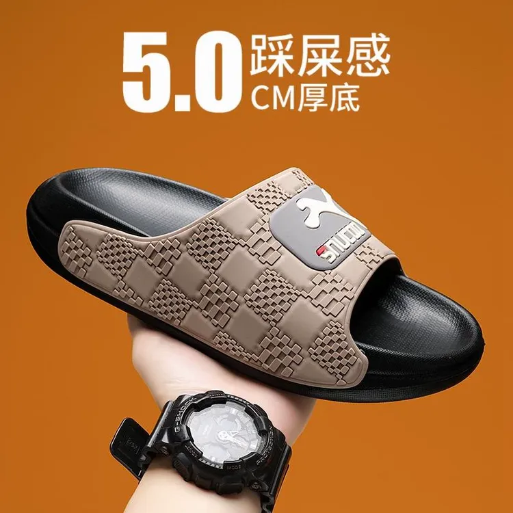 精选椰子拖鞋男2025夏季外穿防滑踩屎感男士户外运动休闲海边沙