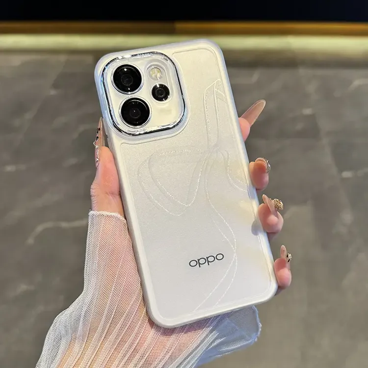 适用oppoReno15手机壳自带镜头膜透明防摔软壳reno14pro保护套