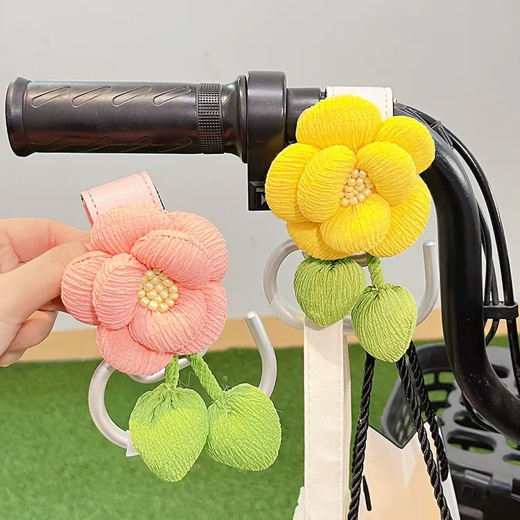 电动车专用挂钩强力承重可爱花朵电瓶车摩托车挂物钩头盔外卖收纳