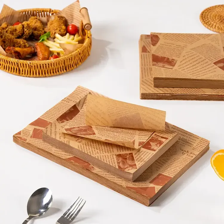 吸油纸商用家用食物专用防油纸创意烧烤垫餐盘隔油纸牛油纸一次性