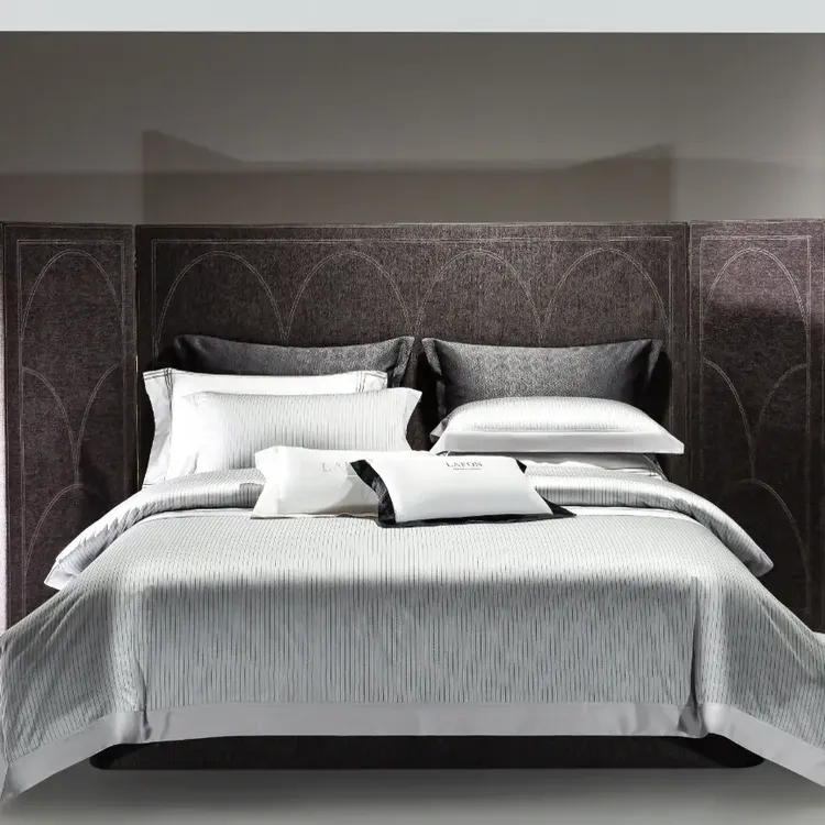 轻奢提花天丝棉四件套，简约高级床上用品