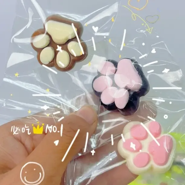 【食品级硅胶-大猫爪】高颜值慢回弹猫爪捏捏乐真解压发泄装饰挂件