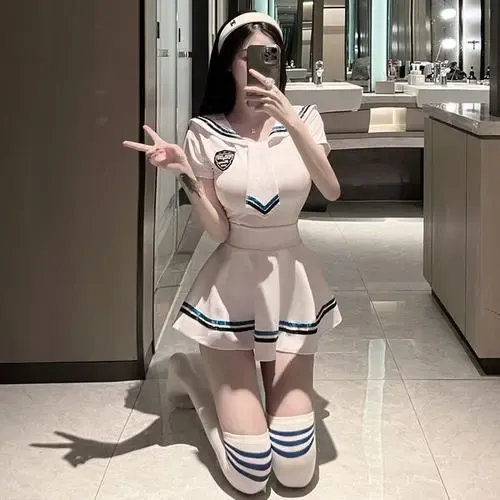 角色扮演设计感性感水手制服jk睡衣睡裙气质网红显瘦时尚纯欲甜美