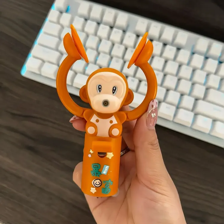 【甜星】卡通立体猴赛雷造型趣味玩法为你鼓掌直冲蓝焰防风打火机