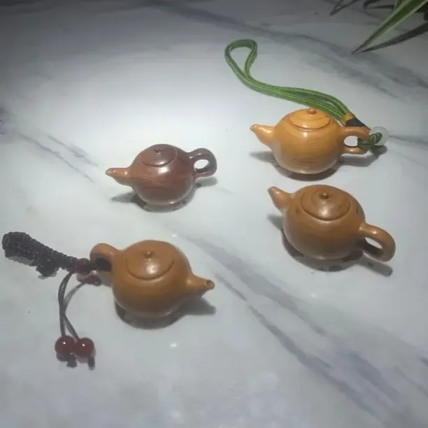 把把壶文玩雕刻工艺装饰品红豆杉木