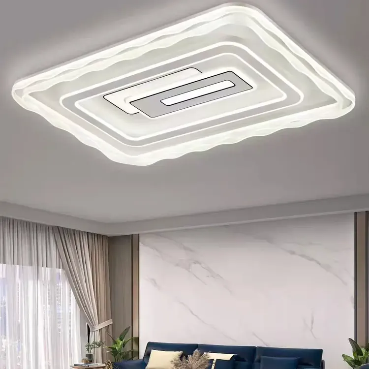 2025年新款客厅主高亮吸顶护眼现代简约长方形卧室中山灯具吸顶灯