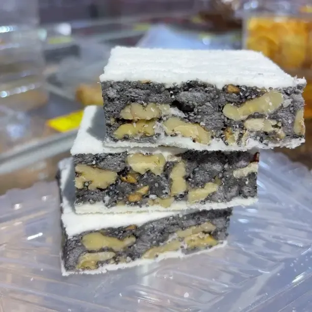 黑五宝烤芙五黑核桃芝麻烤芙条椰蓉味网红手工糕点小点心