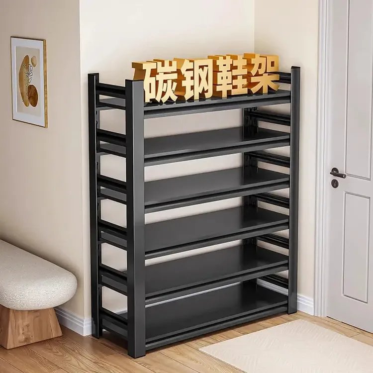 爆款鞋架置物架多层家用钢制入户简易鞋柜小户型收纳神器收纳架