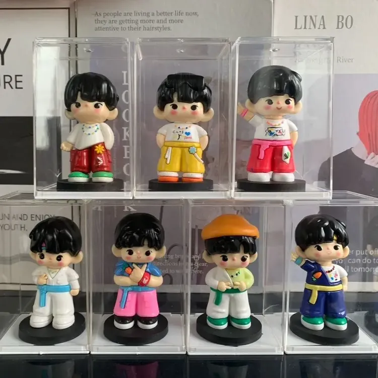 创意卡通时代少年团手办桌面摆件可爱卧室客厅治愈系解压玩具礼物