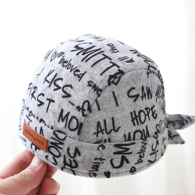 宝宝帽子春秋款海盗帽3-6-12个月婴儿帽子秋冬季婴幼儿童1岁男宝2