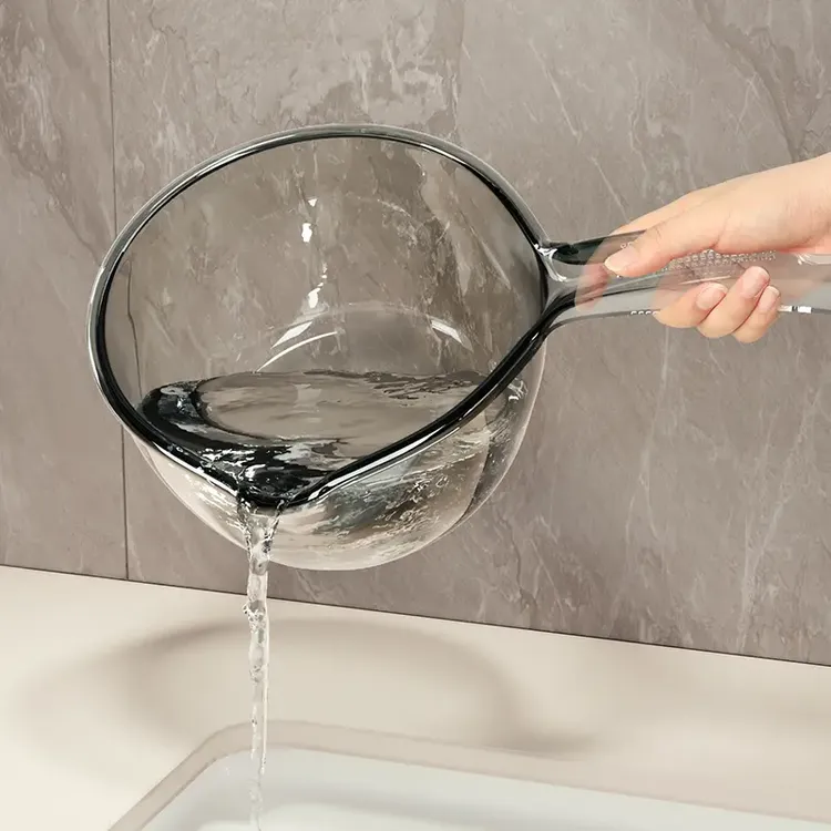 创意水舀子家用厨房摔不破加厚长柄勺子大号勺子水舀子高颜值水瓢